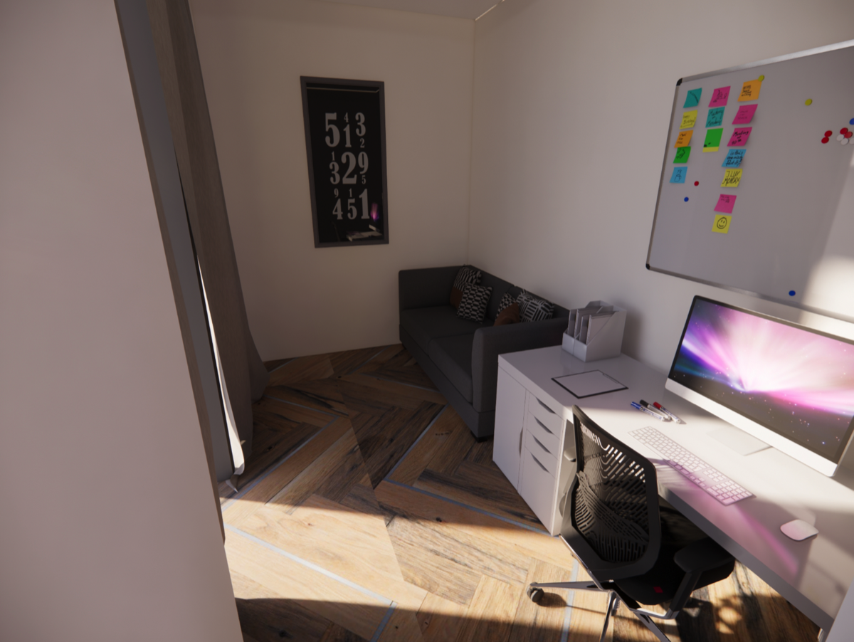 2 Bed + Den: Den 