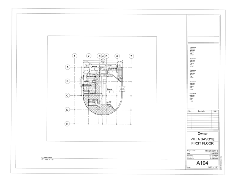 Residential: First Floor Plan